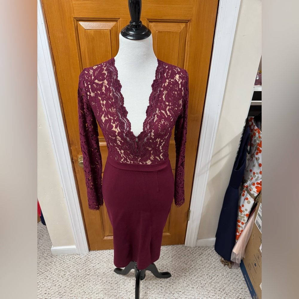 Lulus maroon dress | size medium